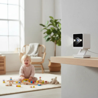 Cámara Seguridad 2k Ultra Hd Con Visión Nocturna Y Audio Blanco