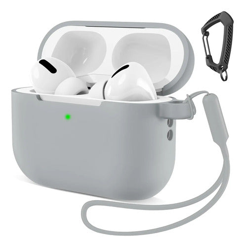 Funda Para AirPods Pro 3 Con Llavero Y Correa