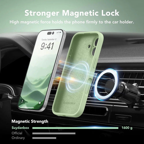 Funda Magnética Para iPhone 17 Verde