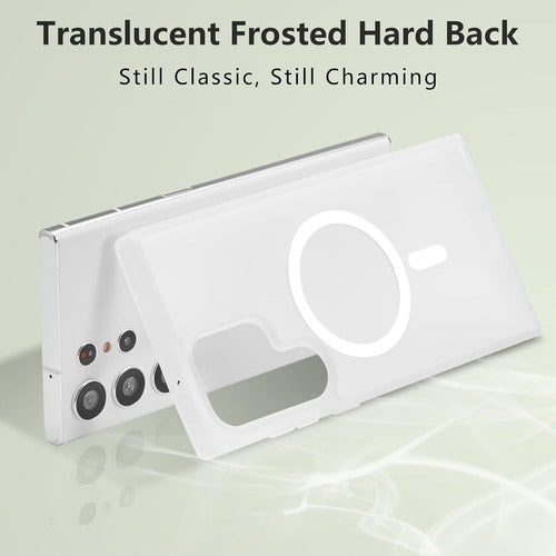 Funda Magnética Raleavo Para Samsung Galaxy S25 Ultra, Bl... Blanco