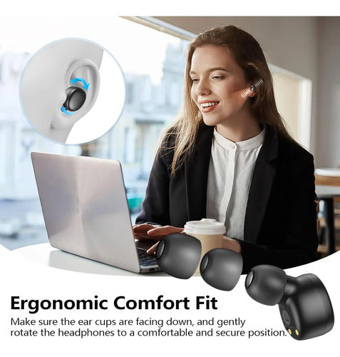 Auriculares Bluetooth In Ear Kurdene Negro