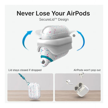 Funda Impermeable Para AirPods Pro 2da Y 1ra Gen. Funfetti - Lanyard