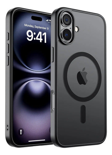 Funda Magnética Supfine Para iPhone 16 Negro