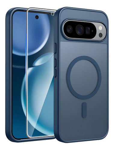 Funda Para Google Pixel 10 Pro Xl Y 9 Pro Xl Azul Azul