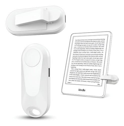 Control Remoto De Página Para Ebooks Y Tablets Blanco