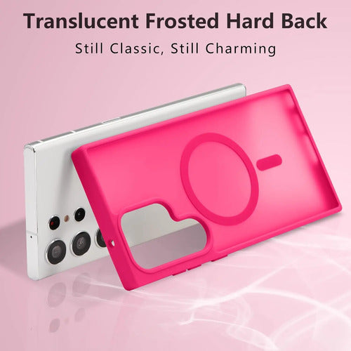 Funda Magnética Para Samsung Galaxy S23 Ultra Fucsia