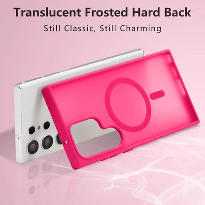 Funda Magnética Para Samsung Galaxy S23 Ultra Fucsia