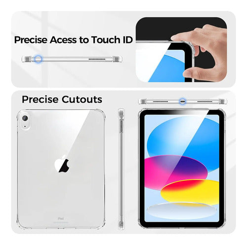 Funda Transparente Para iPad 11th/10th Gen 2025 Transparente