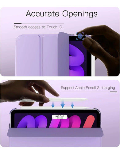 Funda Para iPad Mini 7 A17 Pro 8.3'' 2024 Violeta Oscuro