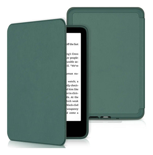 Funda Para Kindle 6 Pulgadas 2024 Y 2022 (11 Gen) Verde Musgo