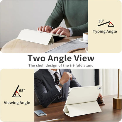 Funda Akkerds Para iPad A16 De 11a Gen Y iPad 10.9  2022 Crema