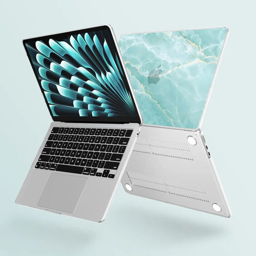 Funda G Jgoo Para Macbook Air Turquesa