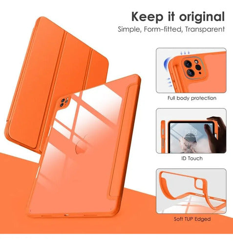 Funda iPad Air 11 2024/2025 Y iPad Pro 11'' (4ta/3ra Gen) Naranja