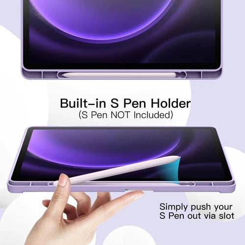 Funda Para Samsung Galaxy Tab S10 Lite / S10 Fe Lila Lisa