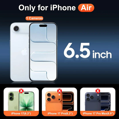 Funda Para iPhone 17 Air 6.5  Transparente Transparente