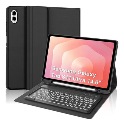 Funda Con Teclado Para Samsung Tab S11 Ultra Negro