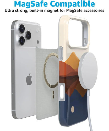Funda Casely Para iPhone 17 Pro Opposites Attract | Day & Night Colorblock Mt.