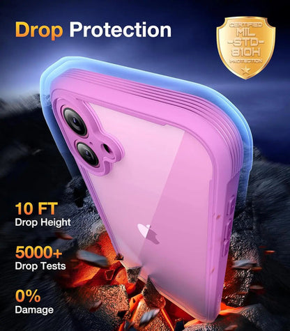Funda Para iPhone 16 Protección Total Rosa