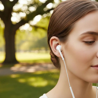 Apple Earpods Con Conector Lightning Originial. Blanco
