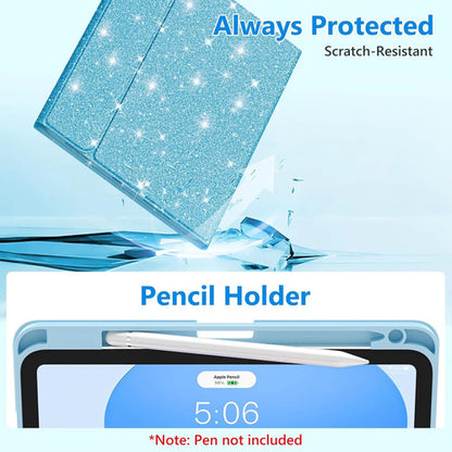Funda Con Teclado Para iPad A16 11th 10th Gen Azul