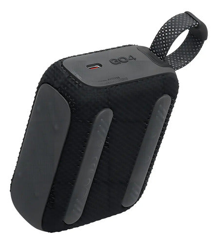 Altavoz Portátil Jbl Go4 Con Bluetooth Impermeable Negro Negro