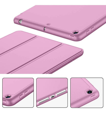 Funda Para iPad 9.7 Con Porta Lápiz Y Protección Completa Lila