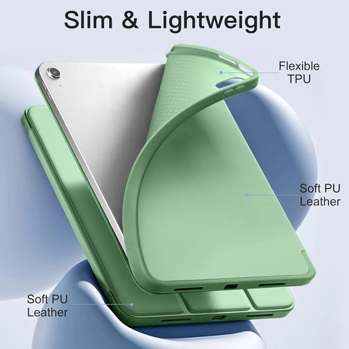 Funda Akkerds Para iPad A16 De 11a Gen Y iPad 10.9  2022 Verde Lima