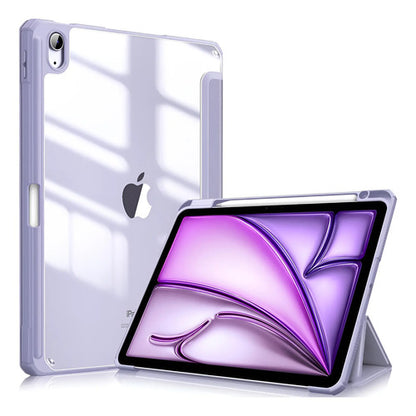Funda Hybrid Slim Para iPad Air 11' M3/m2, 5ta/4ta. Lila