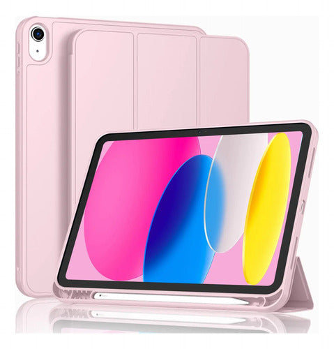 Funda Protectora Para iPad 10a Gen 2022 Rosado