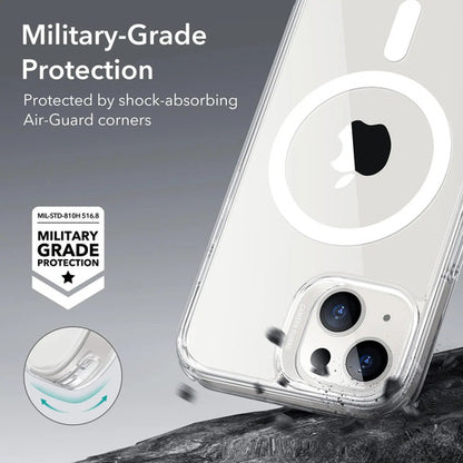 Funda Para iPhone 14/13 Clásica Magnética Blanca Claro Nombre Del Diseño