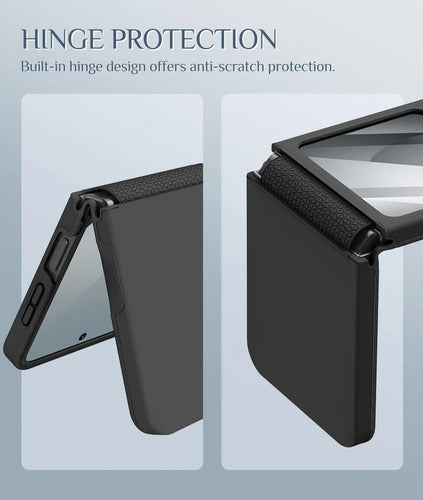 Funda Para Samsung Galaxy Z Flip 6 Y 5 Negro