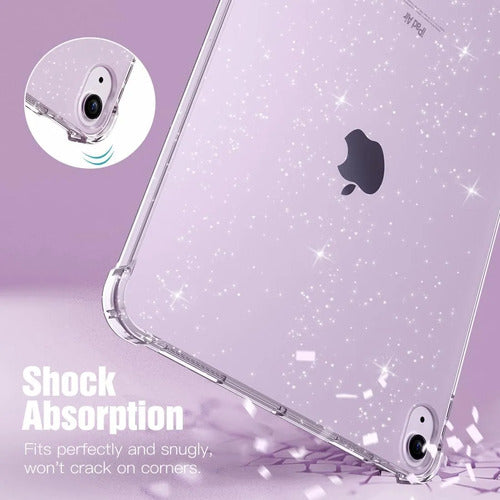 Funda Transparente Para iPad Air 11' (m2) 2024 Plateado