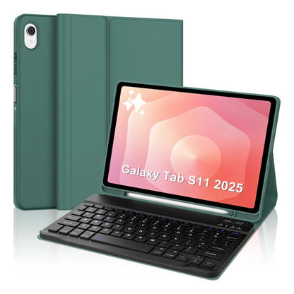 Funda Con Teclado Para Samsung Galaxy Tab S11 11' Verde Lima