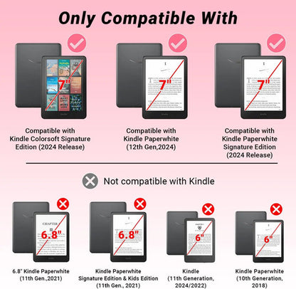 Funda Para Kindle Paperwhite 7  12a Gen 2024 Rosa
