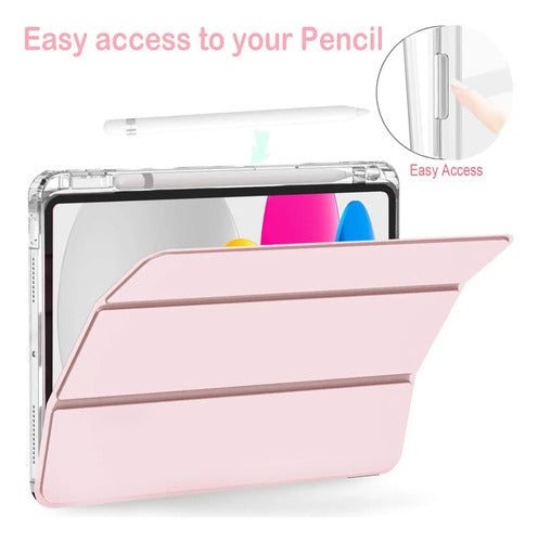 Funda iPad 10a Generación 2022 Y A16 De 11a Generación 2025 Rosa Claro