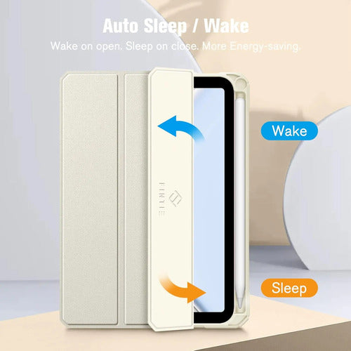 Funda Híbrida Slim Para iPad Mini 7/6 Gen Starlight