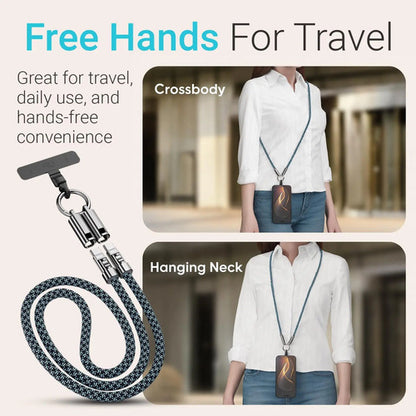 Correa Top-up Crossbody Lanyard 4ft Con Cable Usb-c