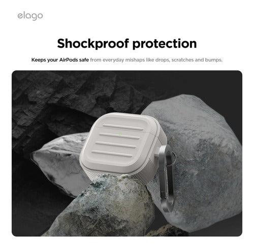 Funda Armor Para AirPods 4 Piedra