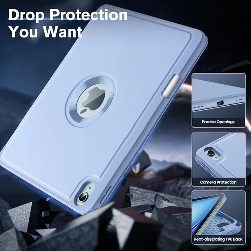 Funda Para iPad Air 11 (m3 2025 / M2 2024) Celeste