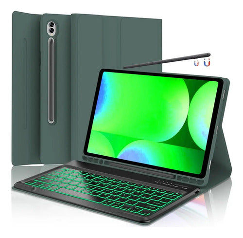 Funda De Teclado Para Galaxy Tab S9 Fe+ / Tab S10+ 12,4 PuLG