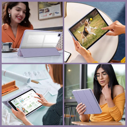 Funda Híbrida Slim Para Samsung Galaxy Tab A9+ 11' Lila
