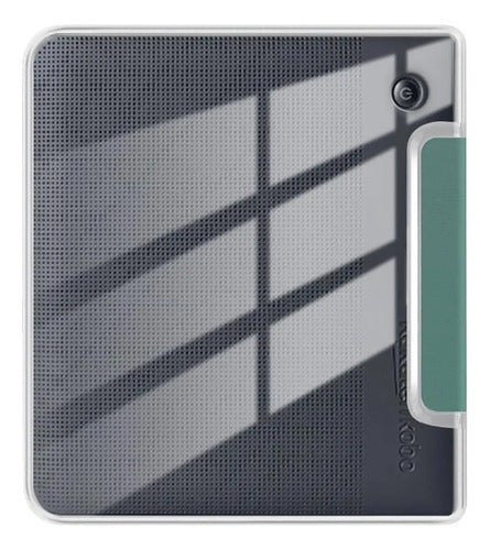 Funda Para Kobo Libra Color 7 Pulgadas Verde Oscuro Lisa