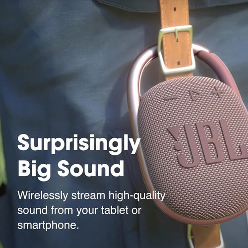 Jbl Clip 4: Parlante Bluetooth Ultracompacto E Impermeable Negro