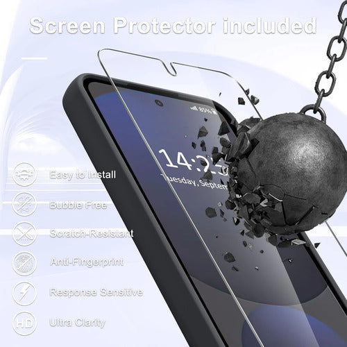 Funda Magnética Mate Para Samsung Galaxy S25+ Plus Negro