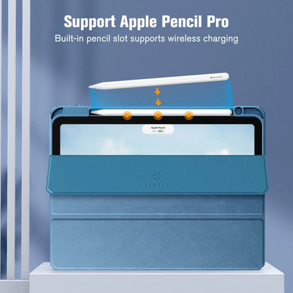 Funda Hybrid Slim Para iPad Air 11' M3/m2, 5ta/4ta. Azul