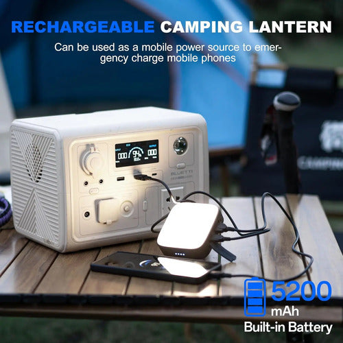 Linterna De Camping Recargable Wuben F5 500lm 5200mah Gris Gris