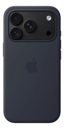 Funda De Silicona Magsafe Para iPhone 18 Pro Azul Marino