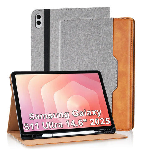 Funda Para Samsung Galaxy Tab S11 Ultra Gris