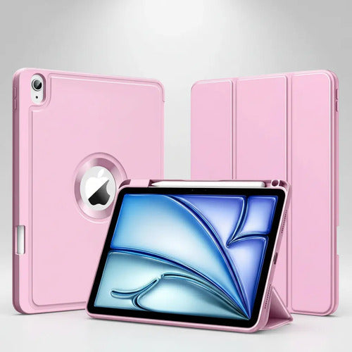 Funda Para iPad Air 11 (m3 2025 / M2 2024) Rosa Claro