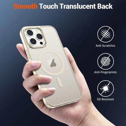 Funda Magnética Supfine Para iPhone 14 Pro Beige Lisa